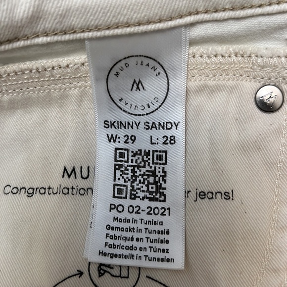 MUD ORGANIC COTTON HIGH WAIST SKINNY JEANS 29 - Picture 13 of 16